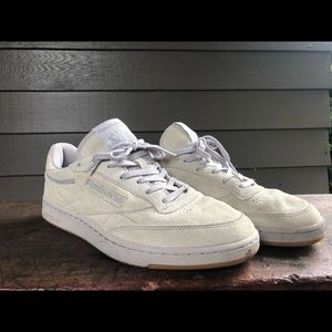 Reebok Classics Grey Suede Sneakers - Size 11